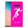 רץ כיסוי מגן קשיח בעיצוב אישי עם השם שלך ל Samsung Galaxy S10 יחידה אחת סקרין מובייל