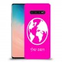 עולם כיסוי מגן קשיח בעיצוב אישי עם השם שלך ל Samsung Galaxy S10 יחידה אחת סקרין מובייל