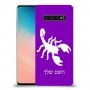 עקרב כיסוי מגן קשיח בעיצוב אישי עם השם שלך ל Samsung Galaxy S10 יחידה אחת סקרין מובייל