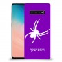 עכביש כיסוי מגן קשיח בעיצוב אישי עם השם שלך ל Samsung Galaxy S10 יחידה אחת סקרין מובייל