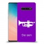 חצוצרה כיסוי מגן קשיח בעיצוב אישי עם השם שלך ל Samsung Galaxy S10 יחידה אחת סקרין מובייל