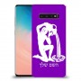 דלי כיסוי מגן קשיח בעיצוב אישי עם השם שלך ל Samsung Galaxy S10 יחידה אחת סקרין מובייל