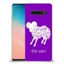 טלה כיסוי מגן קשיח בעיצוב אישי עם השם שלך ל Samsung Galaxy S10 יחידה אחת סקרין מובייל