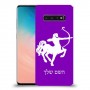 קשת כיסוי מגן קשיח בעיצוב אישי עם השם שלך ל Samsung Galaxy S10 יחידה אחת סקרין מובייל
