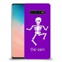 שלד כיסוי מגן קשיח בעיצוב אישי עם השם שלך ל Samsung Galaxy S10 יחידה אחת סקרין מובייל