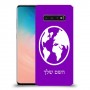 עולם כיסוי מגן קשיח בעיצוב אישי עם השם שלך ל Samsung Galaxy S10 יחידה אחת סקרין מובייל