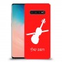 כינור כיסוי מגן קשיח בעיצוב אישי עם השם שלך ל Samsung Galaxy S10 יחידה אחת סקרין מובייל