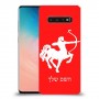 קשת כיסוי מגן קשיח בעיצוב אישי עם השם שלך ל Samsung Galaxy S10 יחידה אחת סקרין מובייל