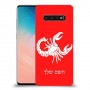 עקרב כיסוי מגן קשיח בעיצוב אישי עם השם שלך ל Samsung Galaxy S10 יחידה אחת סקרין מובייל