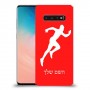 רץ כיסוי מגן קשיח בעיצוב אישי עם השם שלך ל Samsung Galaxy S10 יחידה אחת סקרין מובייל