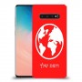 עולם כיסוי מגן קשיח בעיצוב אישי עם השם שלך ל Samsung Galaxy S10 יחידה אחת סקרין מובייל