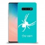 עכביש כיסוי מגן קשיח בעיצוב אישי עם השם שלך ל Samsung Galaxy S10 יחידה אחת סקרין מובייל