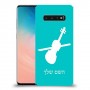 כינור כיסוי מגן קשיח בעיצוב אישי עם השם שלך ל Samsung Galaxy S10 יחידה אחת סקרין מובייל