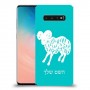טלה כיסוי מגן קשיח בעיצוב אישי עם השם שלך ל Samsung Galaxy S10 יחידה אחת סקרין מובייל
