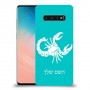 עקרב כיסוי מגן קשיח בעיצוב אישי עם השם שלך ל Samsung Galaxy S10 יחידה אחת סקרין מובייל