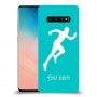 רץ כיסוי מגן קשיח בעיצוב אישי עם השם שלך ל Samsung Galaxy S10 יחידה אחת סקרין מובייל