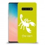 עקרב כיסוי מגן קשיח בעיצוב אישי עם השם שלך ל Samsung Galaxy S10 יחידה אחת סקרין מובייל