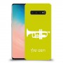 חצוצרה כיסוי מגן קשיח בעיצוב אישי עם השם שלך ל Samsung Galaxy S10 יחידה אחת סקרין מובייל