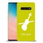 כינור כיסוי מגן קשיח בעיצוב אישי עם השם שלך ל Samsung Galaxy S10 יחידה אחת סקרין מובייל