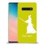 סמוראי כיסוי מגן קשיח בעיצוב אישי עם השם שלך ל Samsung Galaxy S10 יחידה אחת סקרין מובייל