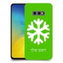 שלג כיסוי מגן קשיח בעיצוב אישי עם השם שלך ל Samsung Galaxy S10e יחידה אחת סקרין מובייל