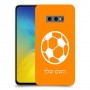 כדורגל - כדור כיסוי מגן קשיח בעיצוב אישי עם השם שלך ל Samsung Galaxy S10e יחידה אחת סקרין מובייל