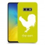 תרנגול כיסוי מגן קשיח בעיצוב אישי עם השם שלך ל Samsung Galaxy S10e יחידה אחת סקרין מובייל