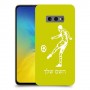 שחקן כדורגל כיסוי מגן קשיח בעיצוב אישי עם השם שלך ל Samsung Galaxy S10e יחידה אחת סקרין מובייל