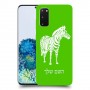 זברה כיסוי מגן קשיח בעיצוב אישי עם השם שלך ל Samsung Galaxy S20 5G יחידה אחת סקרין מובייל