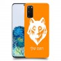 זאב כיסוי מגן קשיח בעיצוב אישי עם השם שלך ל Samsung Galaxy S20 5G יחידה אחת סקרין מובייל