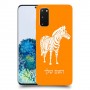 זברה כיסוי מגן קשיח בעיצוב אישי עם השם שלך ל Samsung Galaxy S20 5G יחידה אחת סקרין מובייל