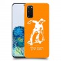 ילד סקייטבורד כיסוי מגן קשיח בעיצוב אישי עם השם שלך ל Samsung Galaxy S20 5G יחידה אחת סקרין מובייל
