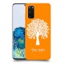 עץ כיסוי מגן קשיח בעיצוב אישי עם השם שלך ל Samsung Galaxy S20 5G יחידה אחת סקרין מובייל