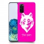 זאב כיסוי מגן קשיח בעיצוב אישי עם השם שלך ל Samsung Galaxy S20 5G יחידה אחת סקרין מובייל