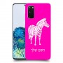 זברה כיסוי מגן קשיח בעיצוב אישי עם השם שלך ל Samsung Galaxy S20 5G יחידה אחת סקרין מובייל
