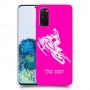 אופנוע שלג כיסוי מגן קשיח בעיצוב אישי עם השם שלך ל Samsung Galaxy S20 5G יחידה אחת סקרין מובייל