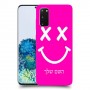סמיילי כיסוי מגן קשיח בעיצוב אישי עם השם שלך ל Samsung Galaxy S20 5G יחידה אחת סקרין מובייל