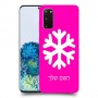 שלג כיסוי מגן קשיח בעיצוב אישי עם השם שלך ל Samsung Galaxy S20 5G יחידה אחת סקרין מובייל