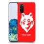 זאב כיסוי מגן קשיח בעיצוב אישי עם השם שלך ל Samsung Galaxy S20 5G יחידה אחת סקרין מובייל