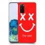 סמיילי כיסוי מגן קשיח בעיצוב אישי עם השם שלך ל Samsung Galaxy S20 5G יחידה אחת סקרין מובייל