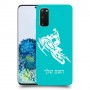 אופנוע שלג כיסוי מגן קשיח בעיצוב אישי עם השם שלך ל Samsung Galaxy S20 5G יחידה אחת סקרין מובייל