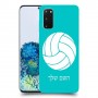 כדורעף - כדור כיסוי מגן קשיח בעיצוב אישי עם השם שלך ל Samsung Galaxy S20 5G יחידה אחת סקרין מובייל