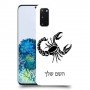 עקרב כיסוי מגן קשיח בעיצוב אישי עם השם שלך ל Samsung Galaxy S20 5G יחידה אחת סקרין מובייל