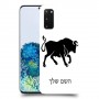 שור כיסוי מגן קשיח בעיצוב אישי עם השם שלך ל Samsung Galaxy S20 5G יחידה אחת סקרין מובייל