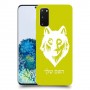 זאב כיסוי מגן קשיח בעיצוב אישי עם השם שלך ל Samsung Galaxy S20 5G יחידה אחת סקרין מובייל