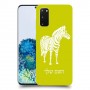 זברה כיסוי מגן קשיח בעיצוב אישי עם השם שלך ל Samsung Galaxy S20 5G יחידה אחת סקרין מובייל