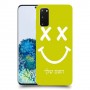 סמיילי כיסוי מגן קשיח בעיצוב אישי עם השם שלך ל Samsung Galaxy S20 5G יחידה אחת סקרין מובייל
