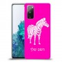 זברה כיסוי מגן קשיח בעיצוב אישי עם השם שלך ל Samsung Galaxy S20 FE 5G יחידה אחת סקרין מובייל