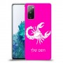 עקרב כיסוי מגן קשיח בעיצוב אישי עם השם שלך ל Samsung Galaxy S20 FE 5G יחידה אחת סקרין מובייל