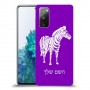 זברה כיסוי מגן קשיח בעיצוב אישי עם השם שלך ל Samsung Galaxy S20 FE 5G יחידה אחת סקרין מובייל
